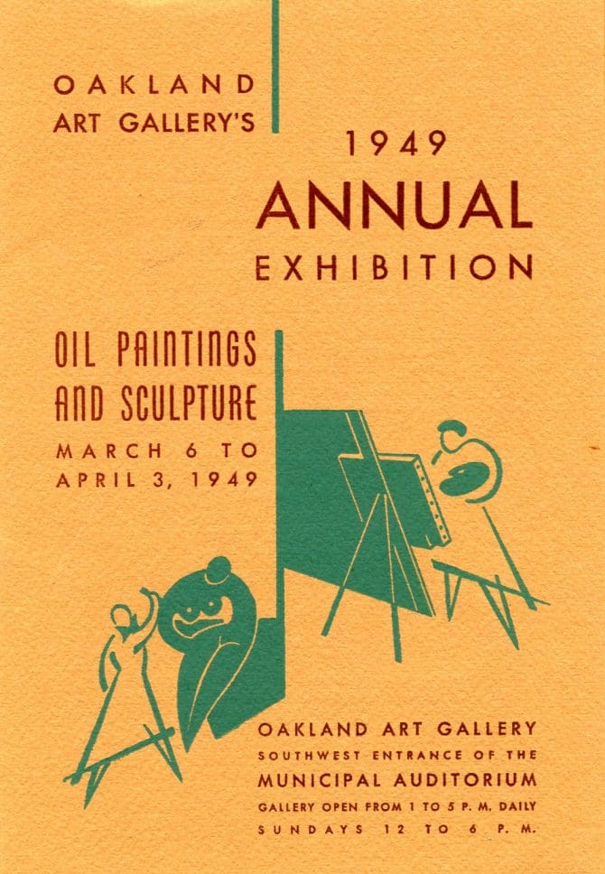 Oakland Art Gallery collection, 19161952 Oakland Public Library