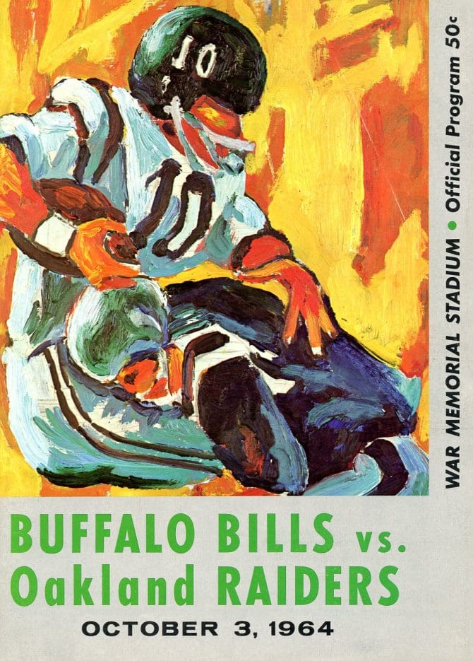 Vintage Buffalo Bills Program