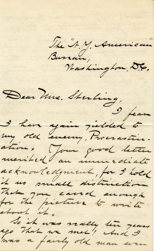 Ayce Letters Ambrose Bierce letters, 1903, 1911 | Oakland Public Library