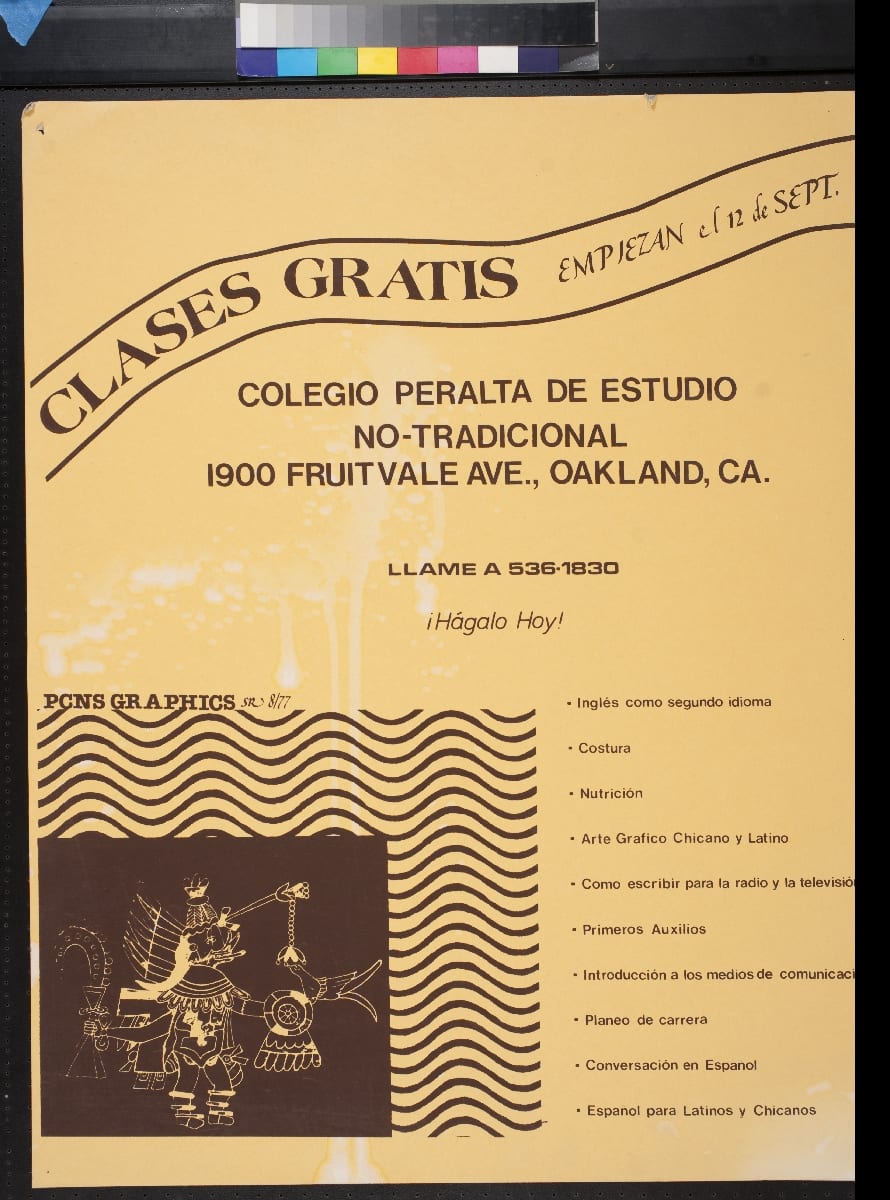 Clases Gratis (1977) Oakland Public Library